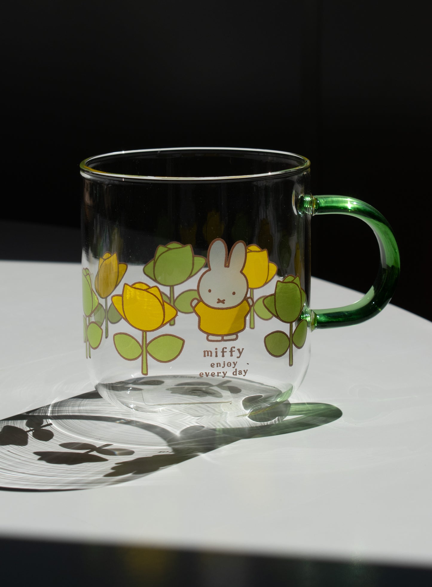 Miffy Heat Resistant Rose Glass