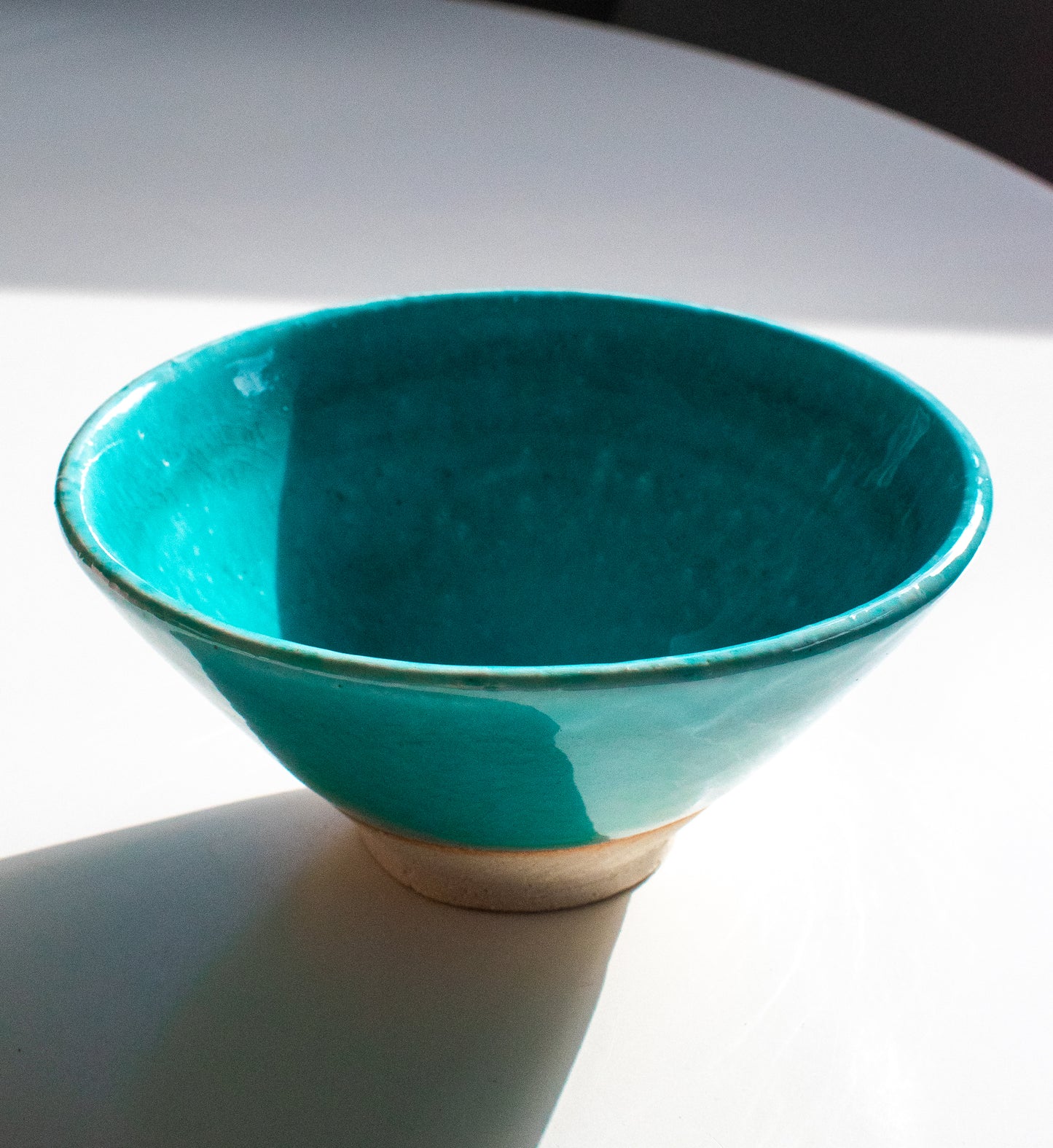 Turkey Blue Matcha Bowl - Natsu Chawan