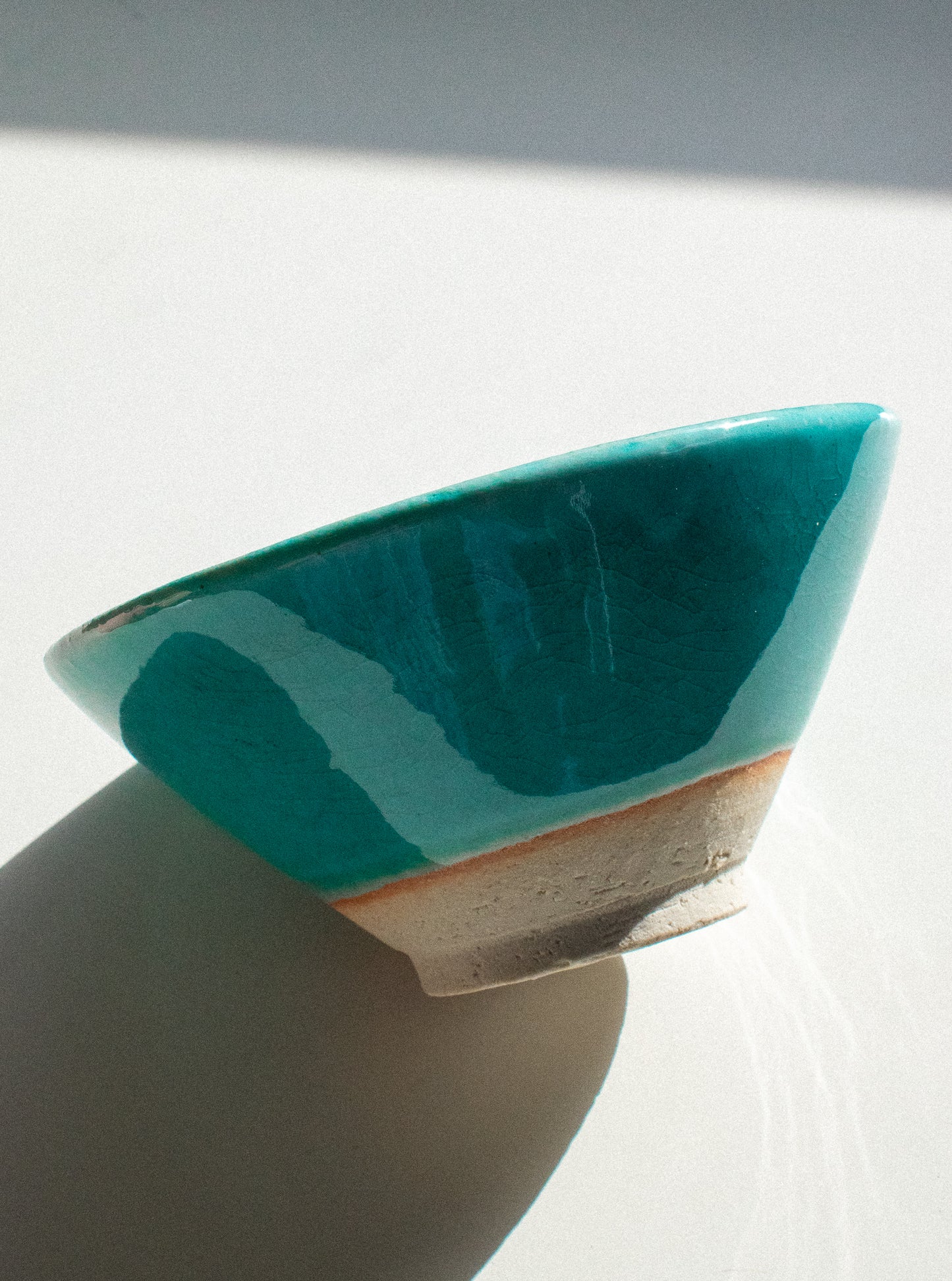 Turkey Blue Matcha Bowl - Natsu Chawan