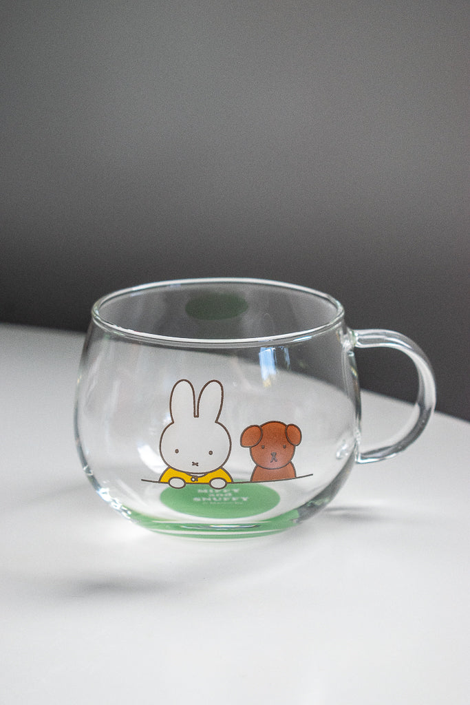 Miffy and Snuffy Glass Mug