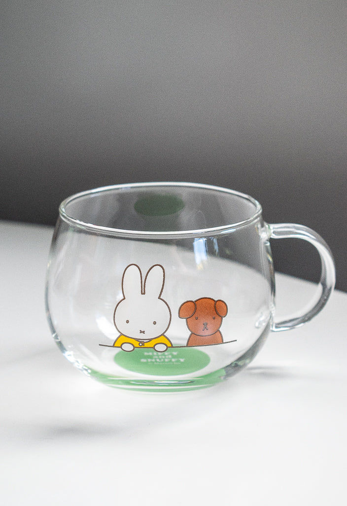 Miffy and Snuffy Glass Mug