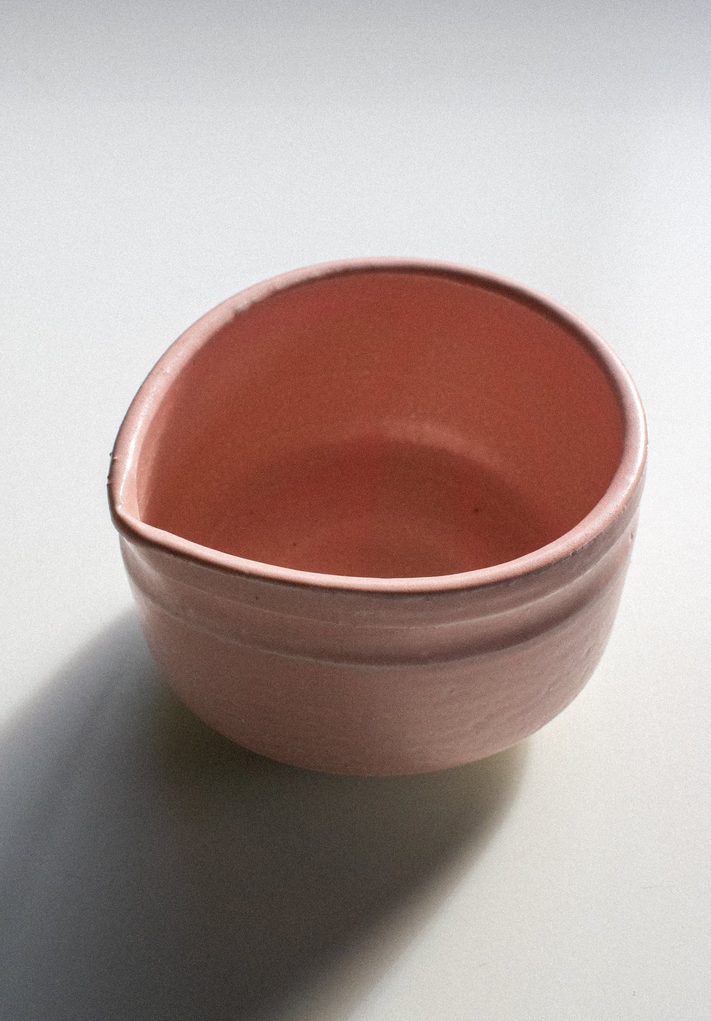 Pink Matcha Bowl with Spout
