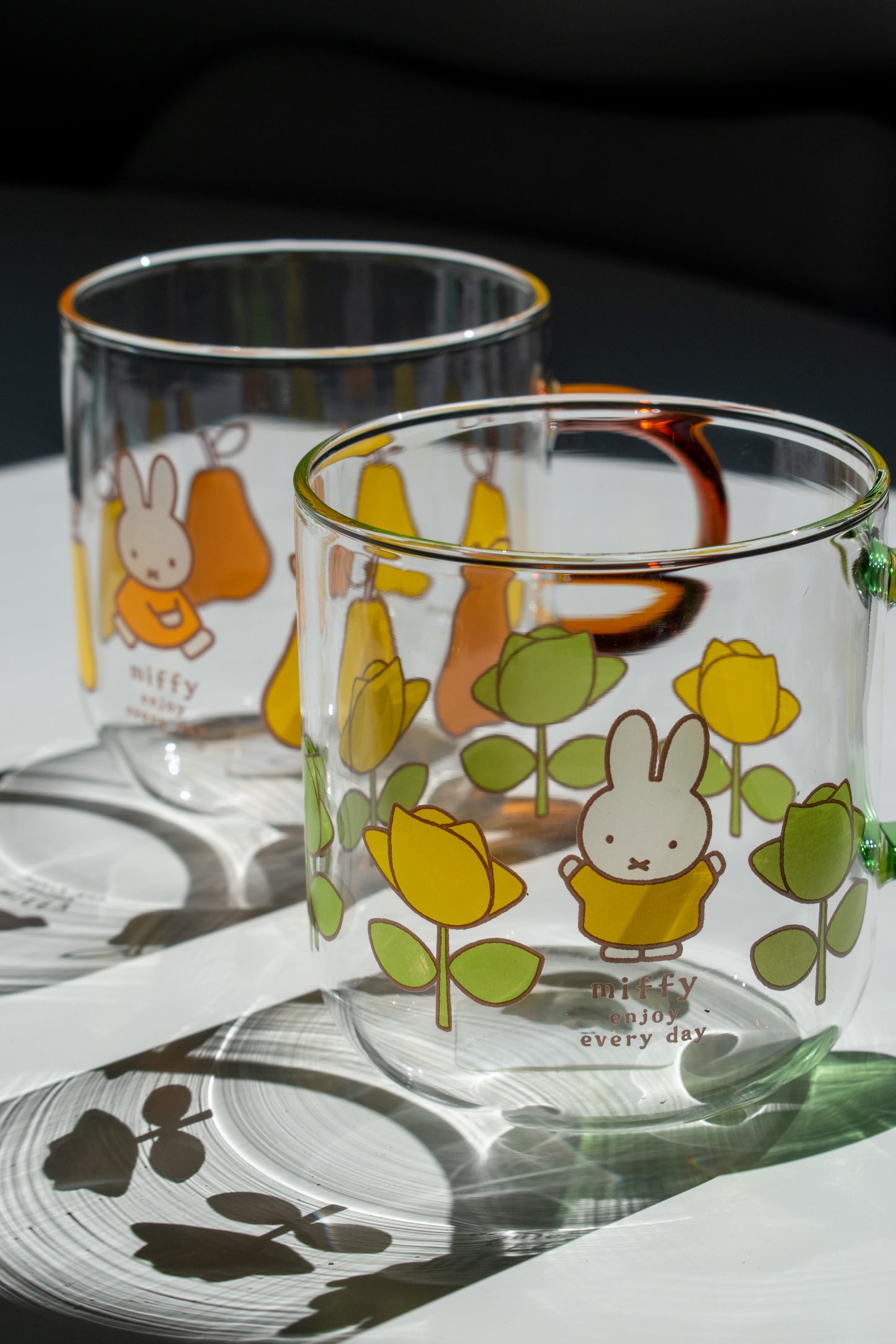Miffy Heat Resistant Rose Glass