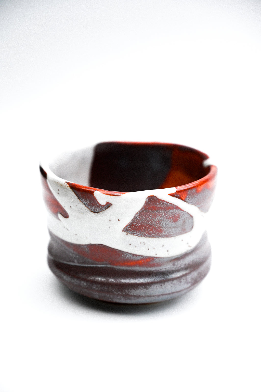Matcha Bowl Red and White - Snowfall