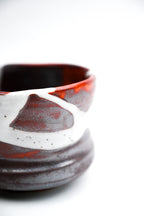 Matcha Bowl Red and White - Snowfall