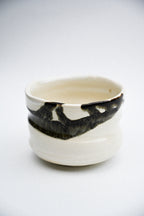 Matcha Bowl White and Black - Urushi