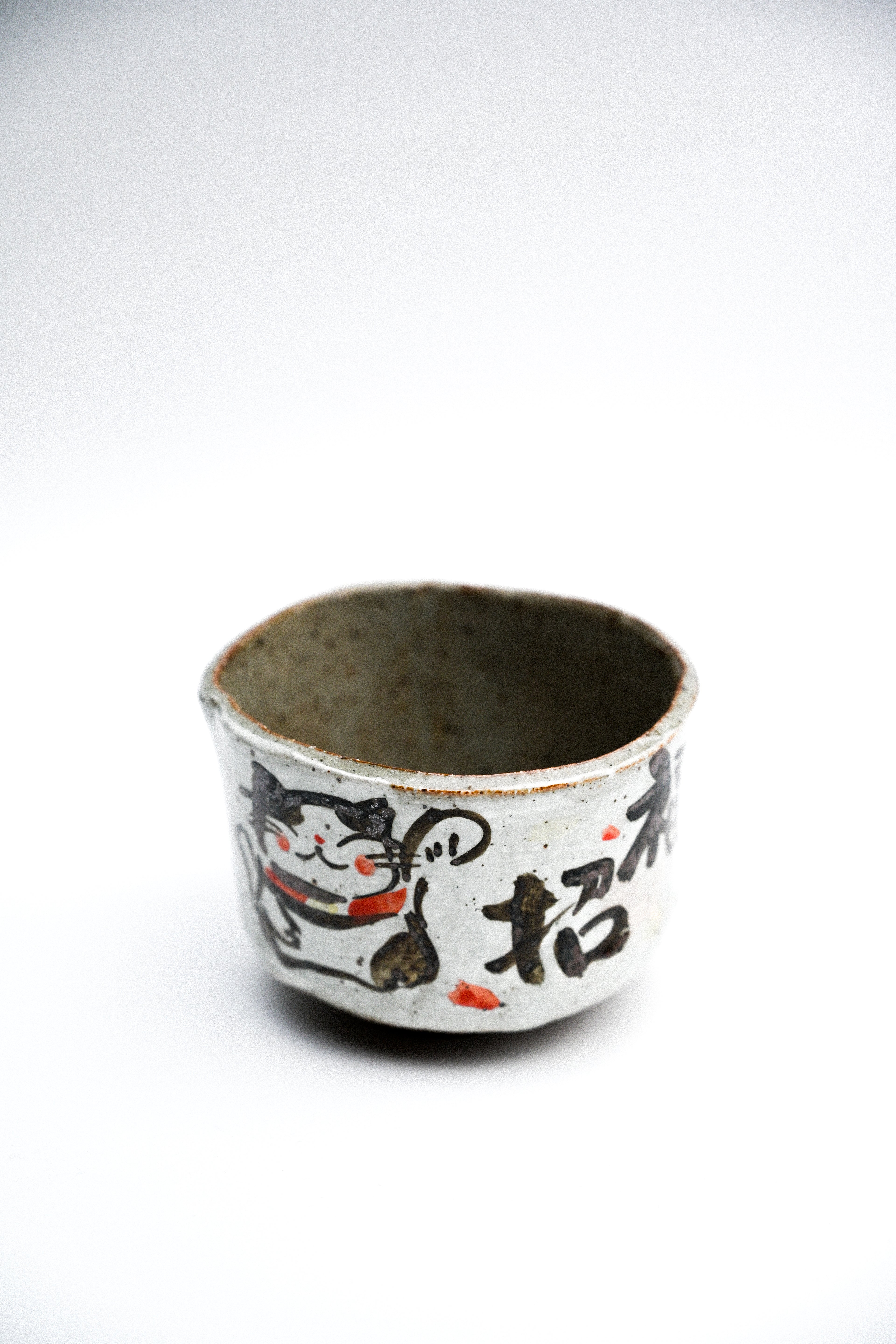 Maneki-neko Matcha Bowl
