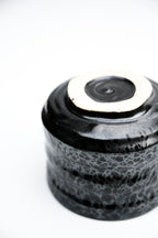 Matcha Bowl Black and Silver - Hime