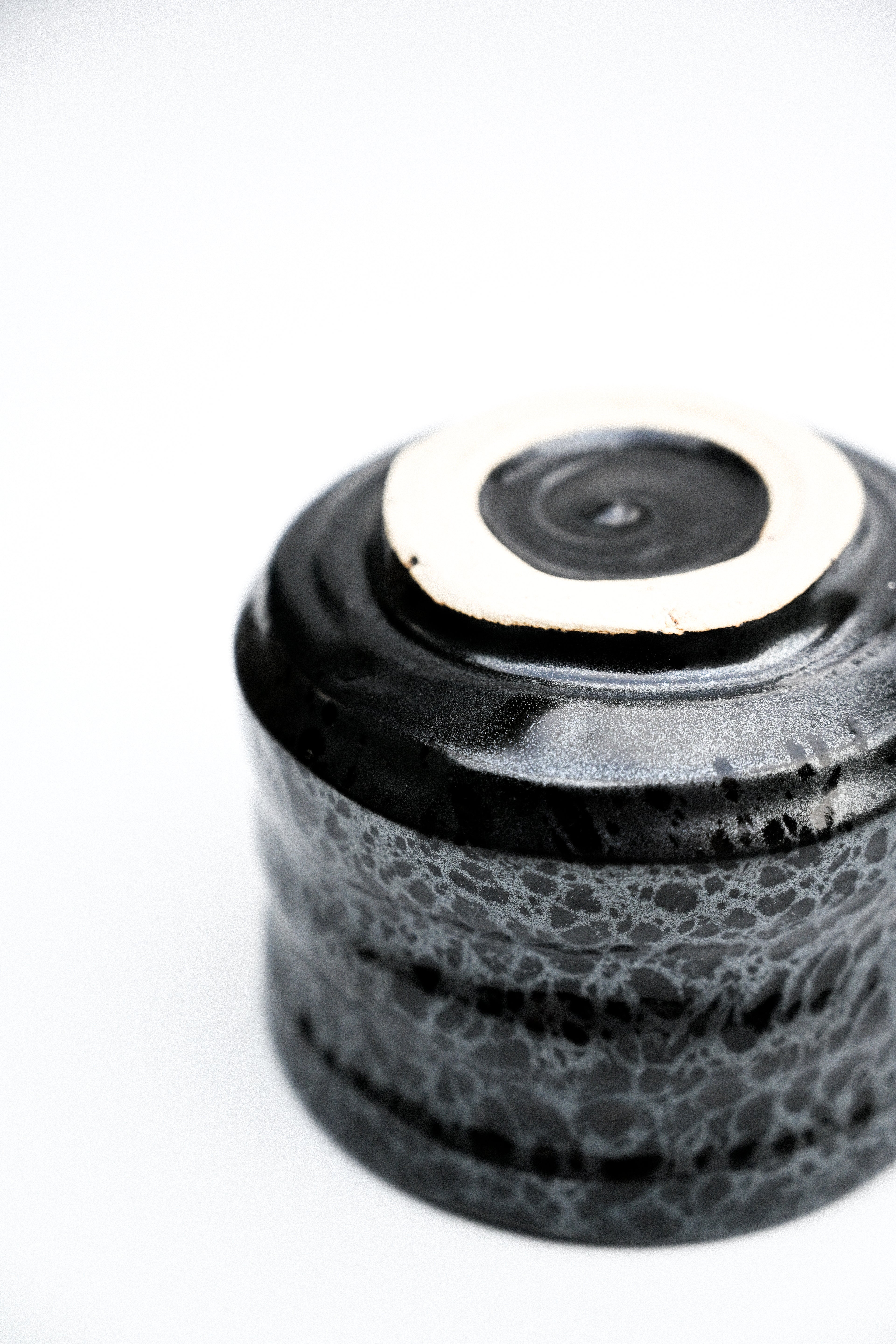 Matcha Bowl Black and Silver - Hime