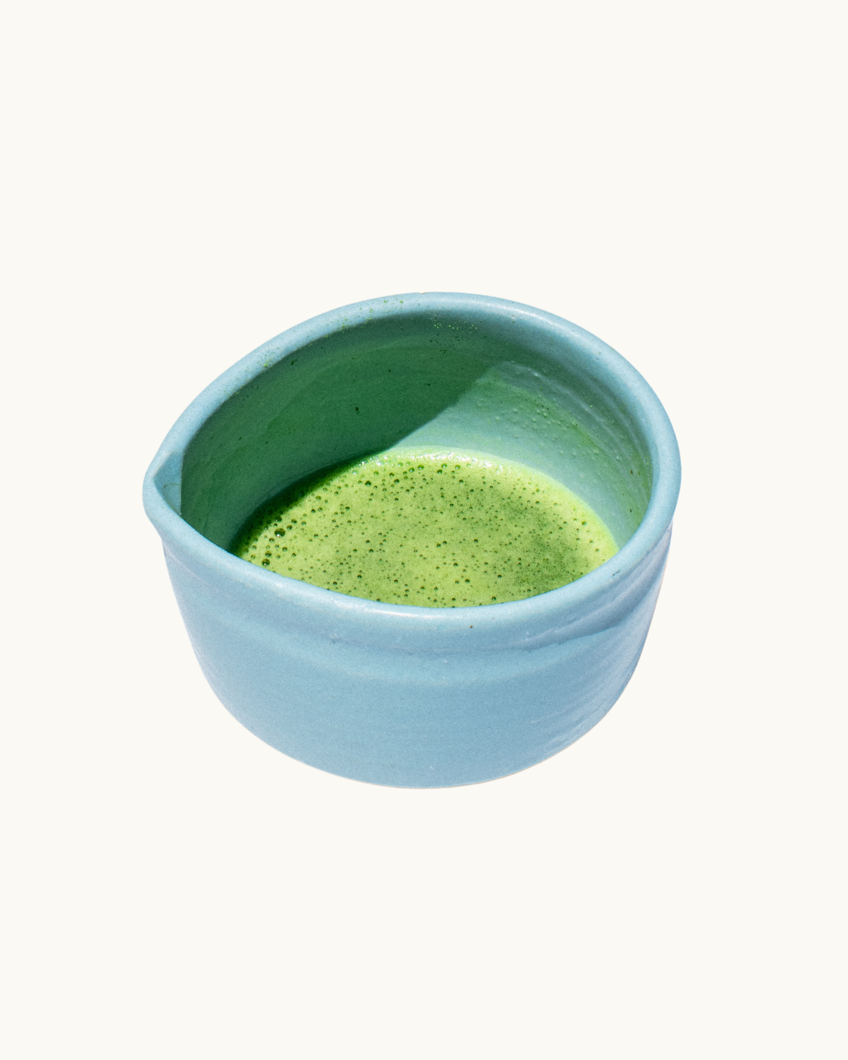 Matcha Pool Blue Matcha Bowl with Spout – matcha hana