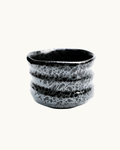 Matcha Bowl Black and Silver - Hime