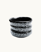 Matcha Bowl Black and Silver - Hime
