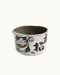 Maneki-neko Matcha Bowl
