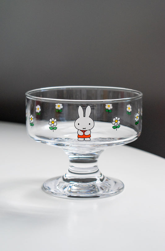 Miffy Retro Dessert Glass - Daisy