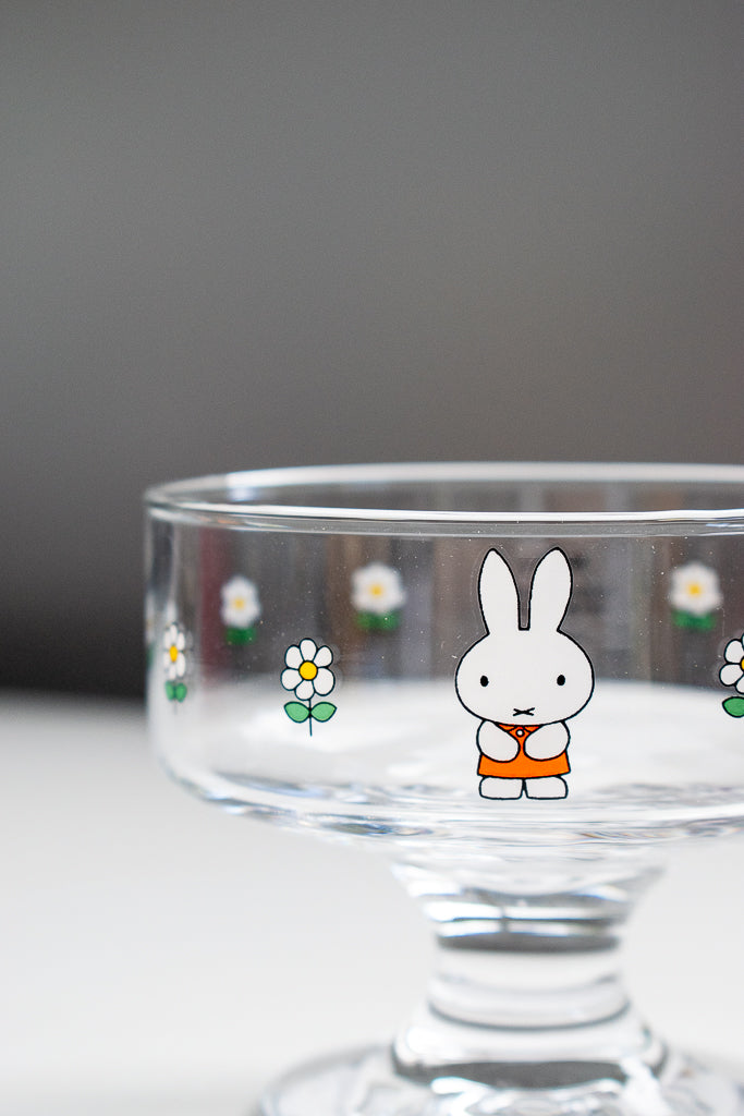 Miffy Retro Dessert Glass - Daisy