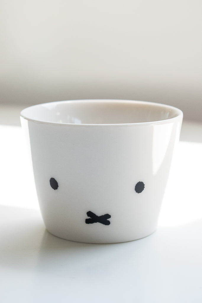 Small White Miffy Face Cup