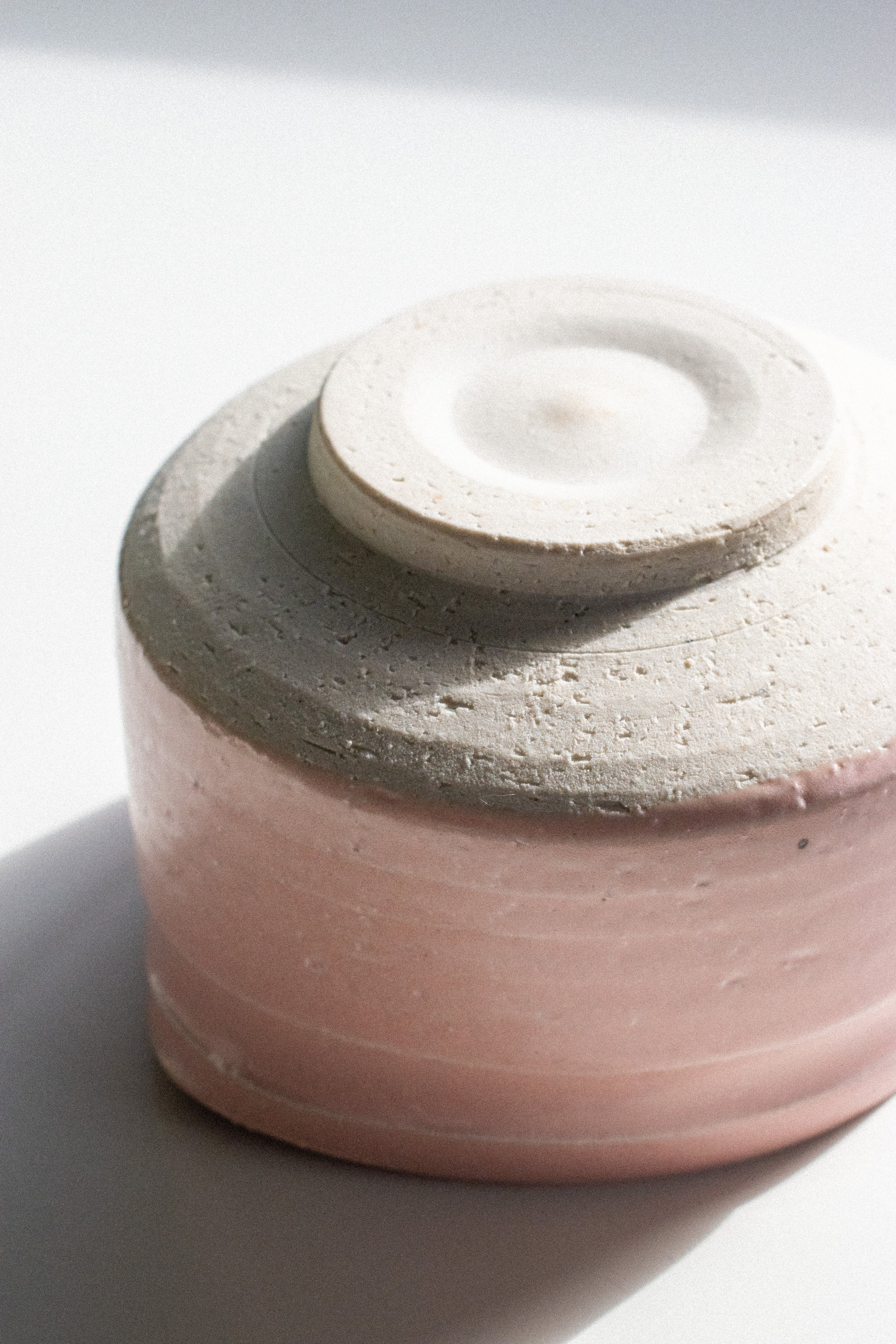 Pink Matcha Bowl with Spout