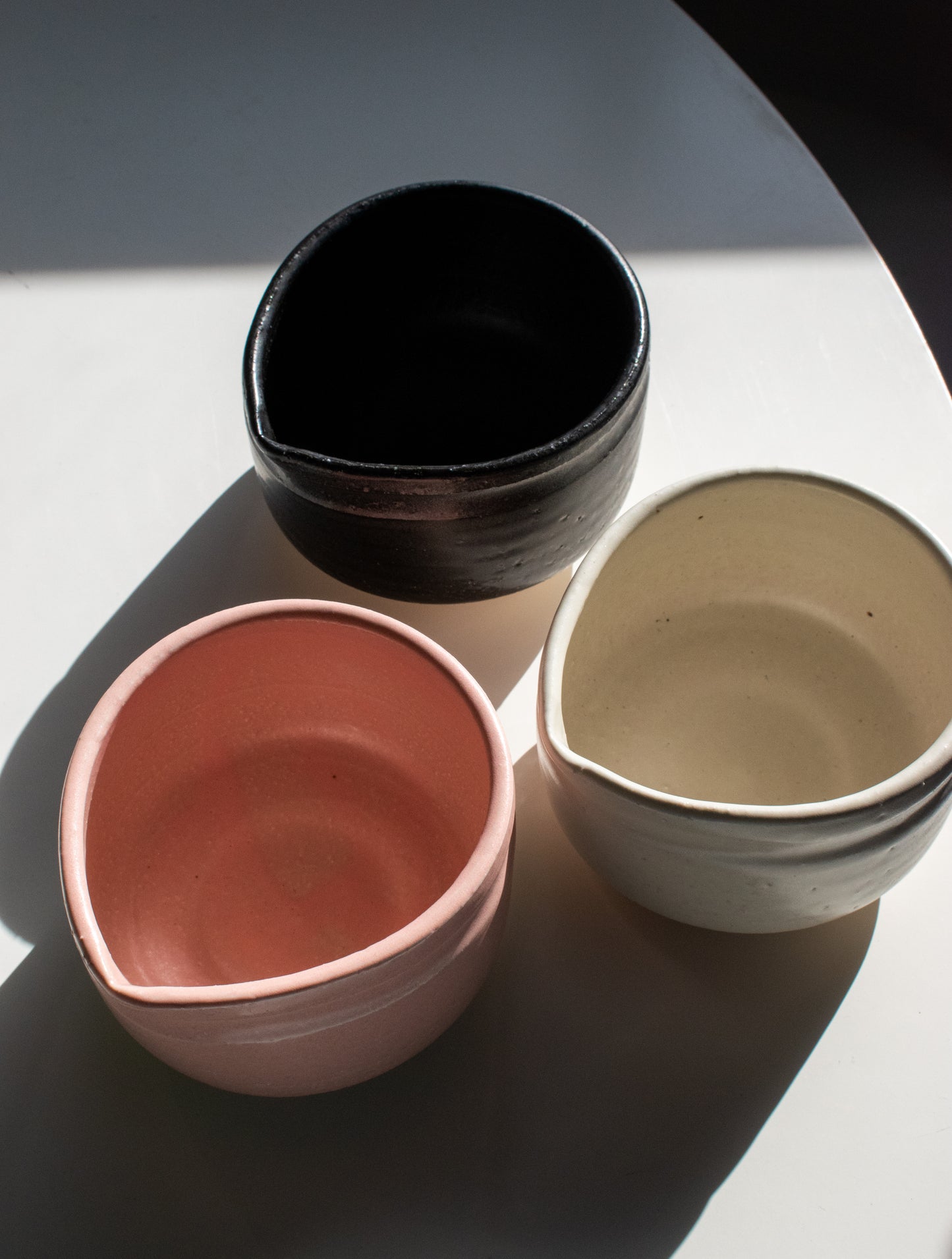 Pink Matcha Bowl with Spout