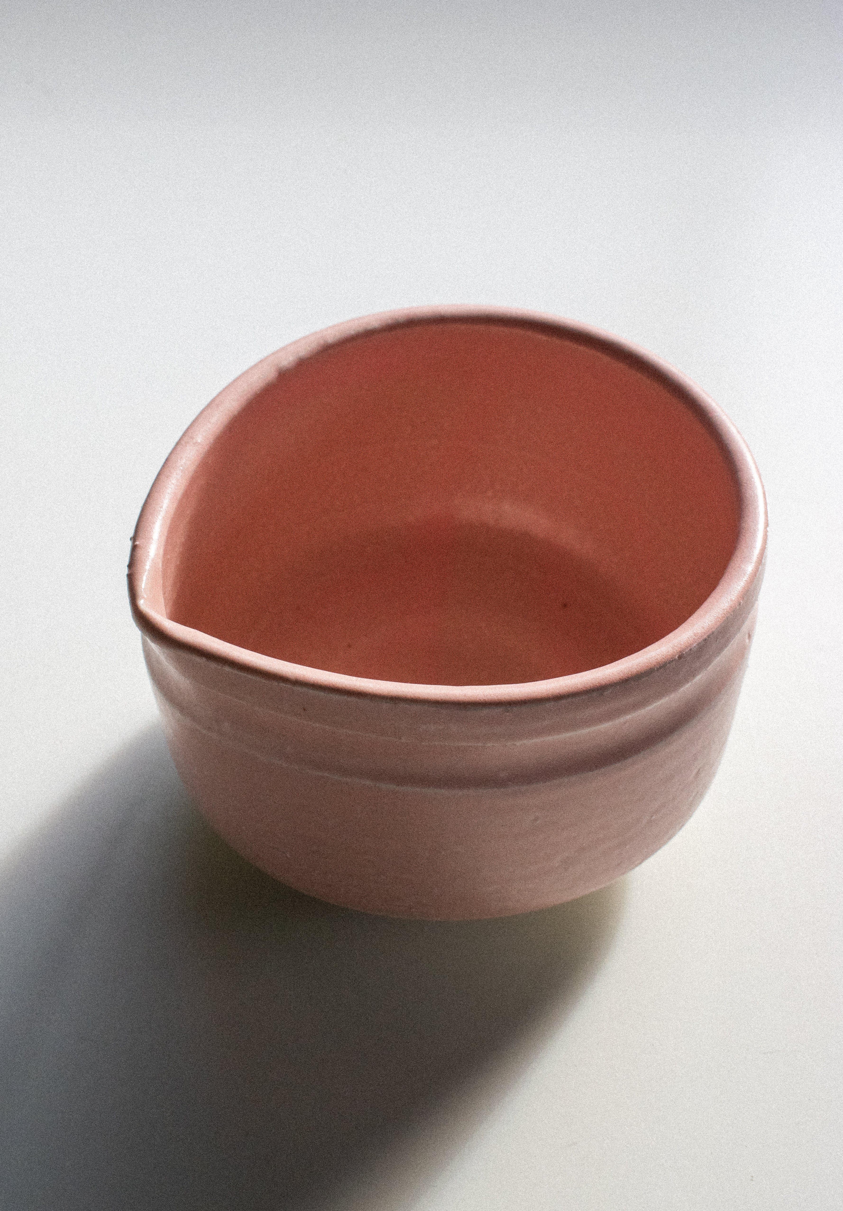 Pink Matcha Bowl with Spout